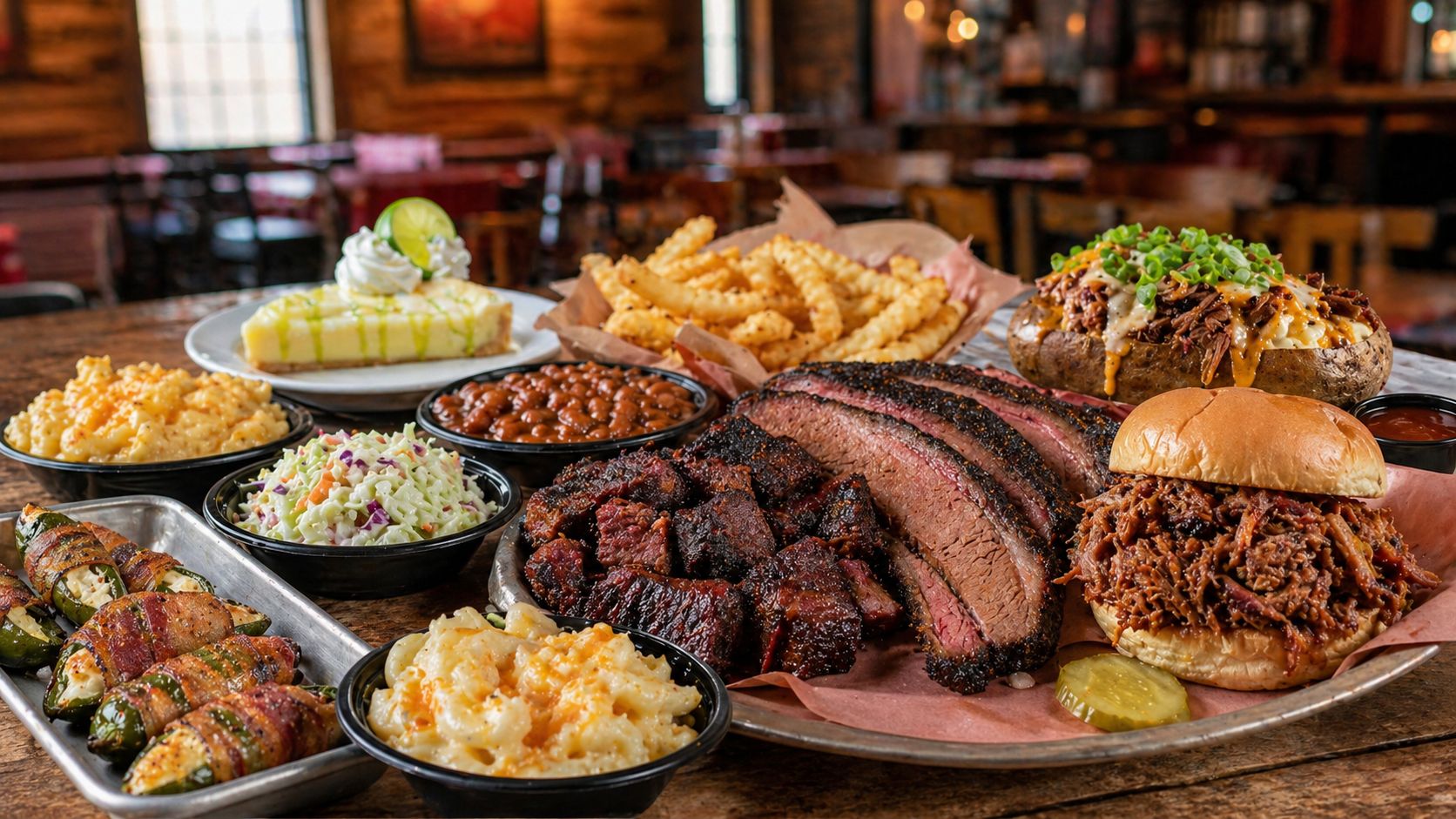 BBQ plate from a favorite Branson smokehouse