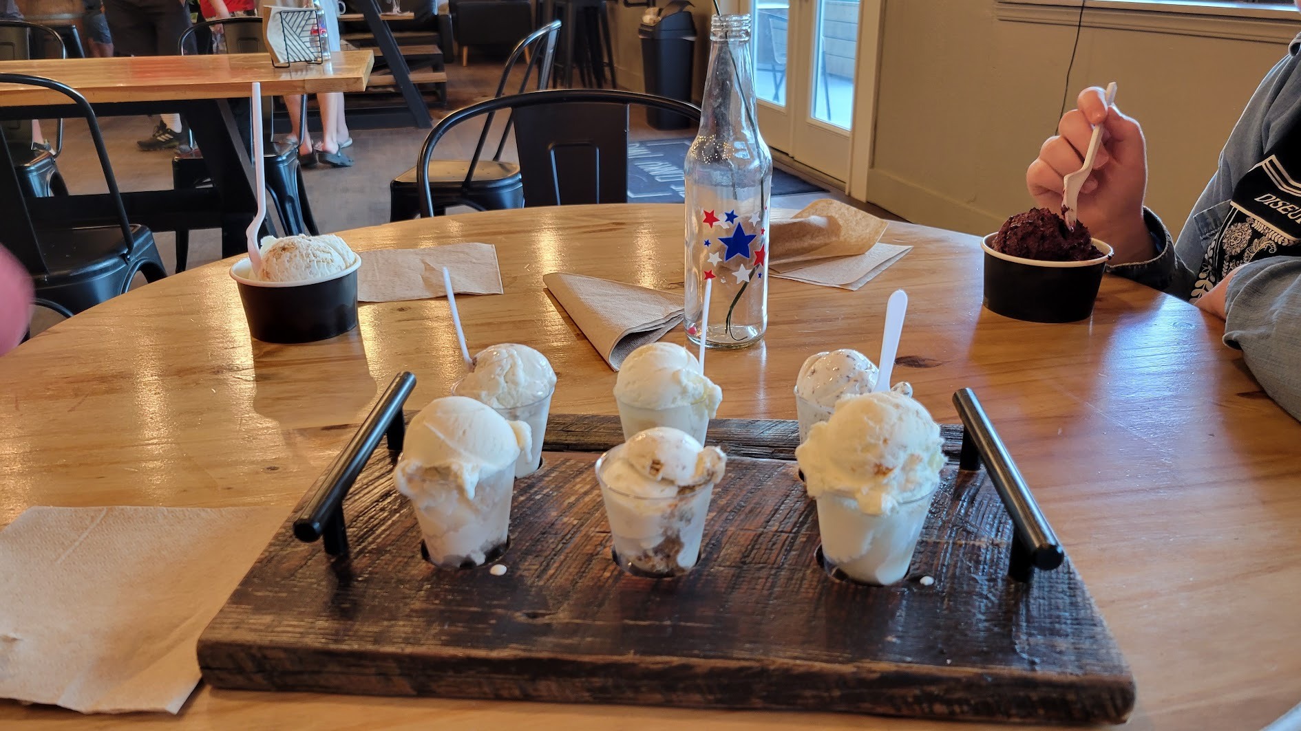 Creative small-batch ice cream flavors at The Funky Twig in Kimberling City