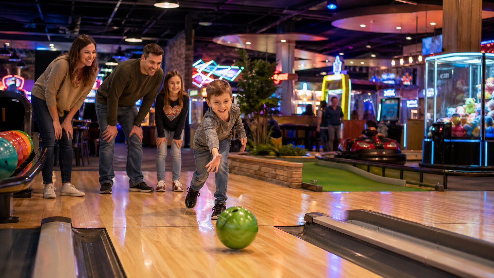 Indoor family games and attractions in Branson Missouri
