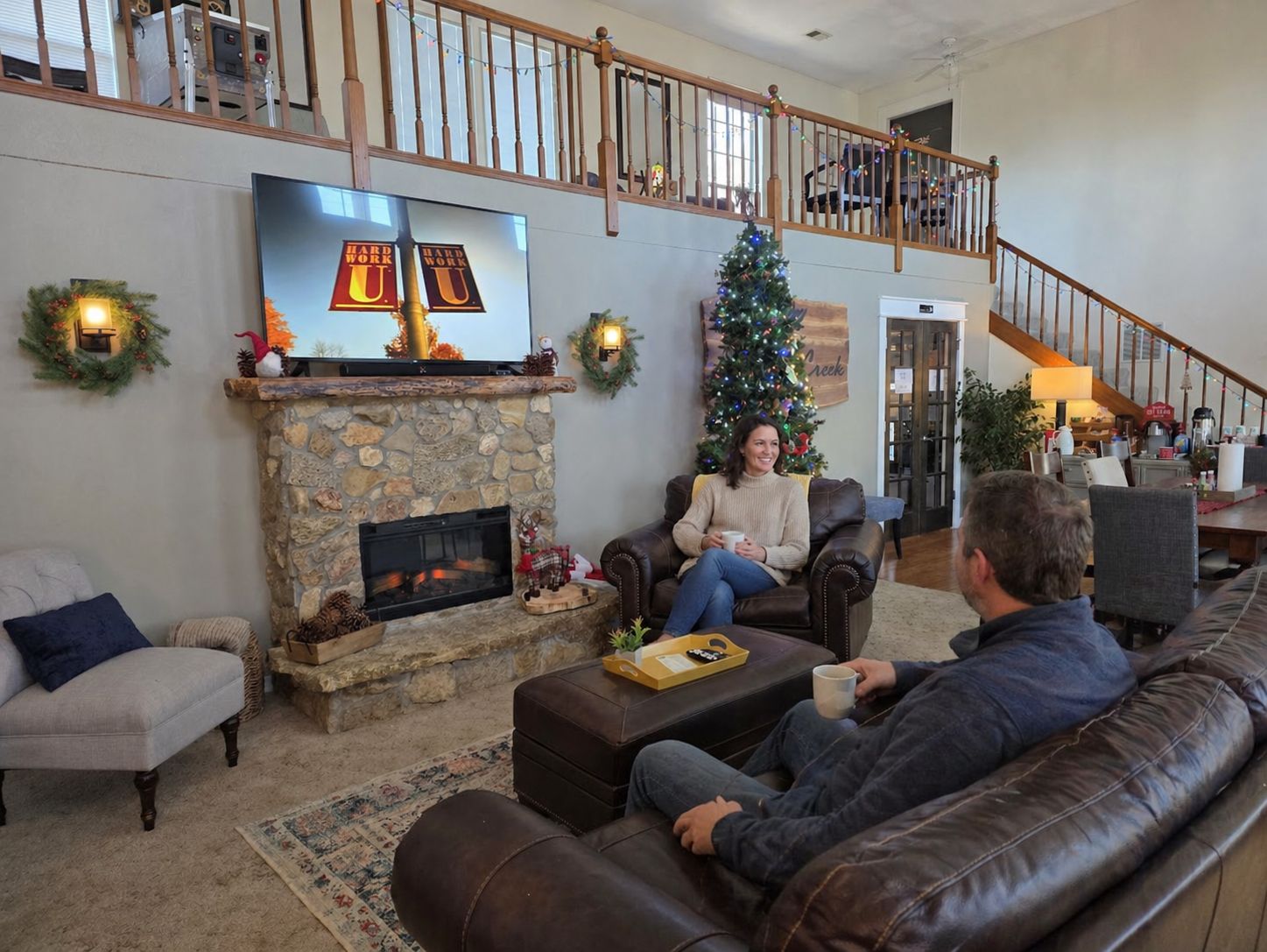 A warm cup of coffee and a cozy meal during a winter visit to Branson