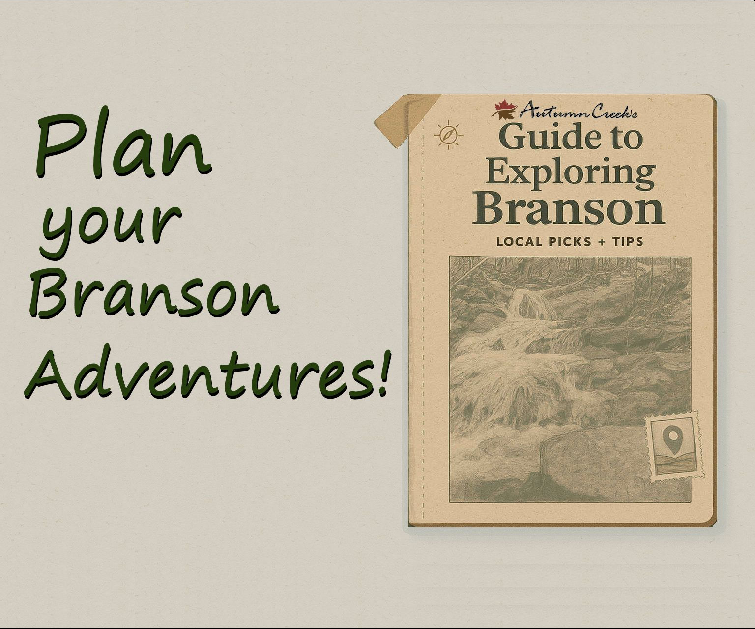 Interactive Branson guide and local map from Autumn Creek Branson
