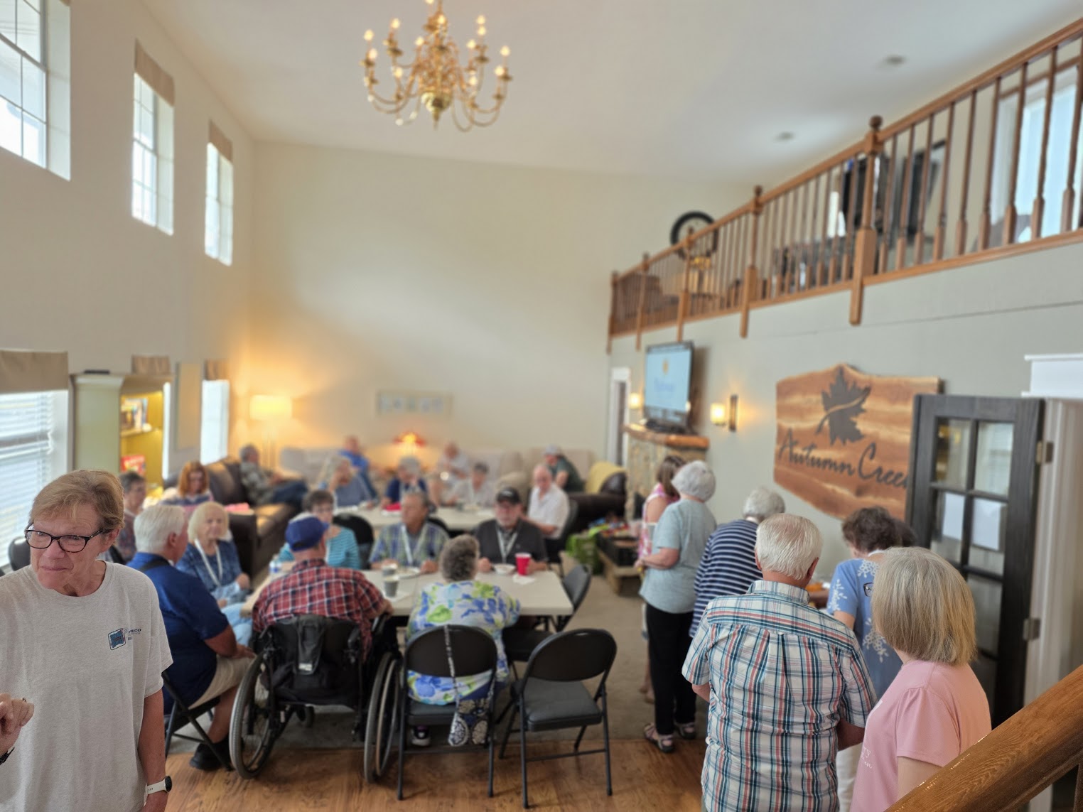 Group meeting in the Great Room at Autumn Creek Branson