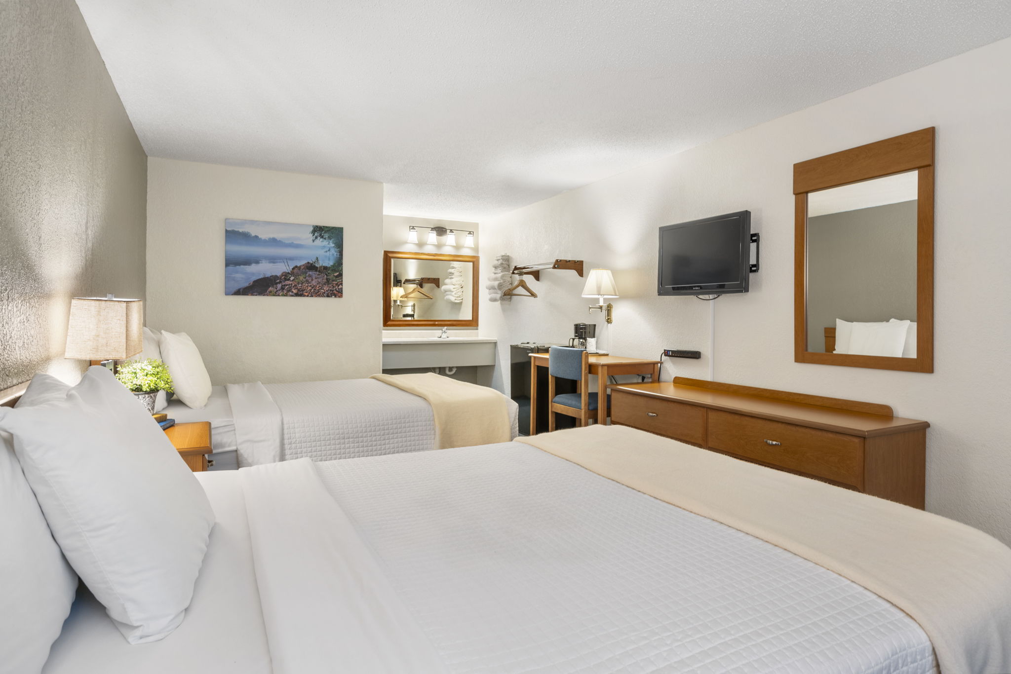 Two queen beds in a Double Queen Room