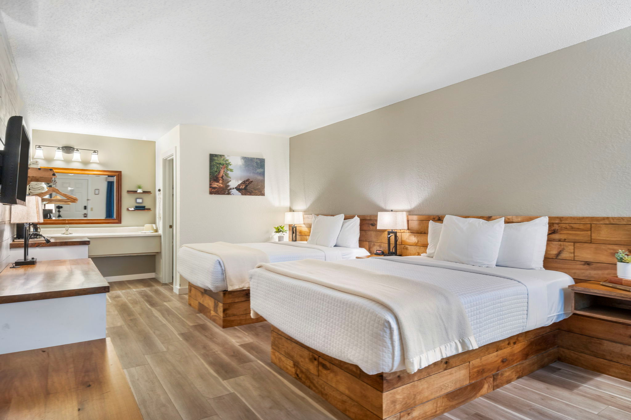 Premium Two-Queen with Walk-In Shower at Autumn Creek Branson