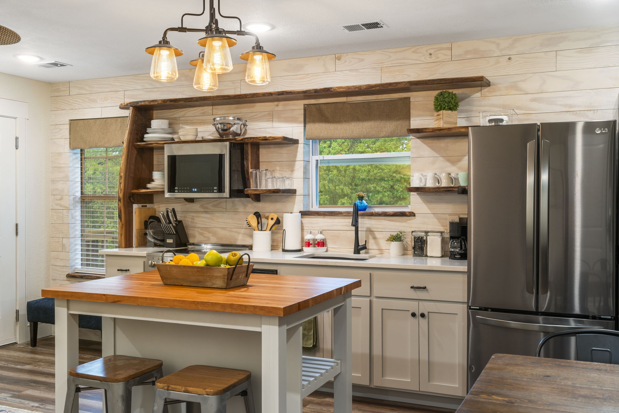 Full kitchen in the Two-Bedroom Suite